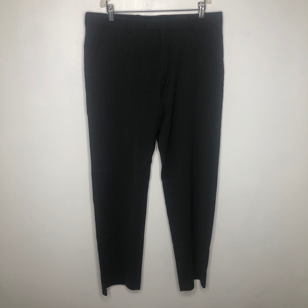 Banana Republic Tailored Slim Fit Gray Pants 34x34 - Picture 2 of 7